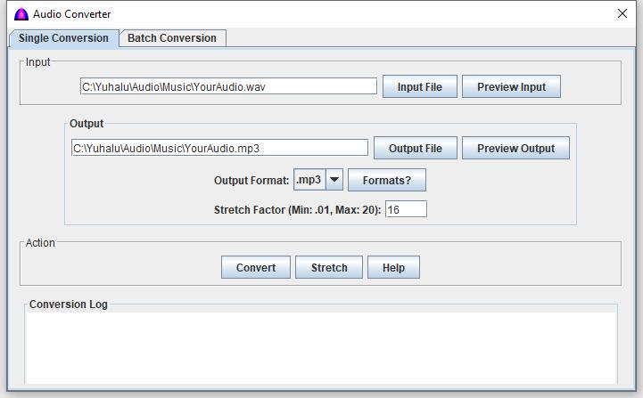 Audio Converter Single